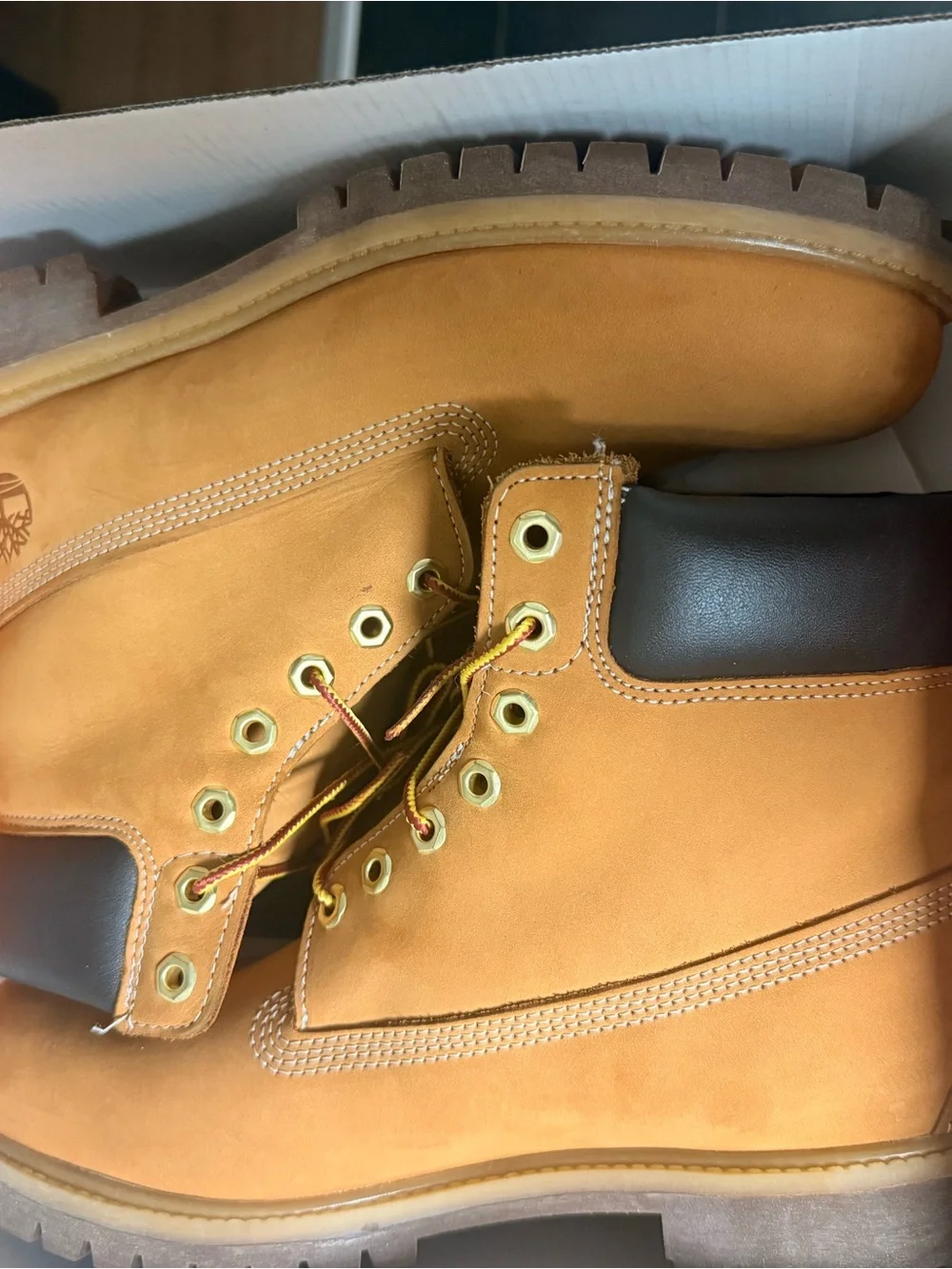 Timberland Orange Box with White Logo